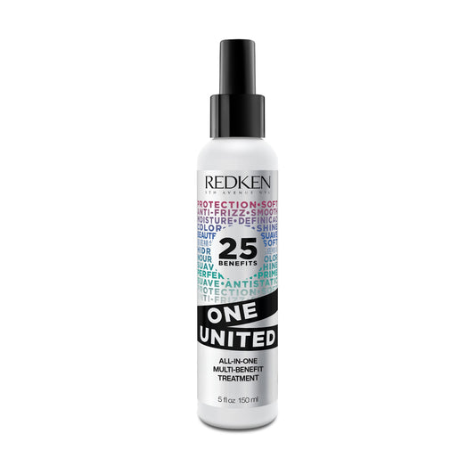 Redken One United Leave In Conditioner, Detangler Spray, Multi-Benefit Hair Treatment, Nourishes, & Smooths Frizz, Heat Protection Spray for Blow Dry & Styling, For All Hair Types, Paraben Free - Available at All In One Marketplace Canada