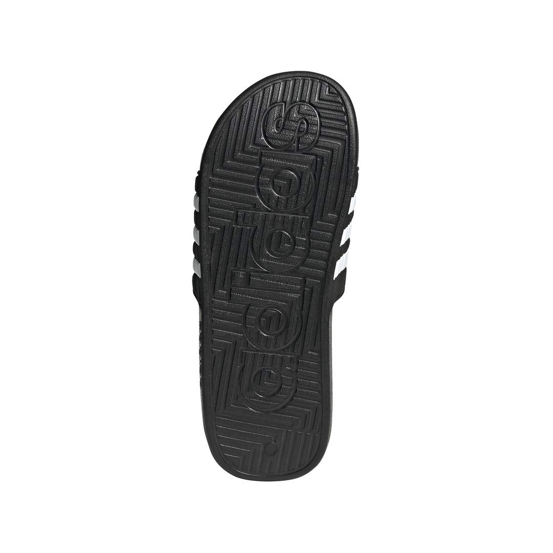 adidas Unisex-Adult Adissage, Core Black/White/Core Black, 11