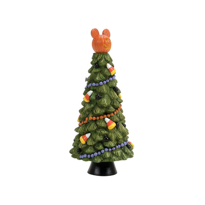 Figurine d'arbre Pumpkintown Manor pour village d'Halloween Disney Department 56, 16,8 cm, multicolore