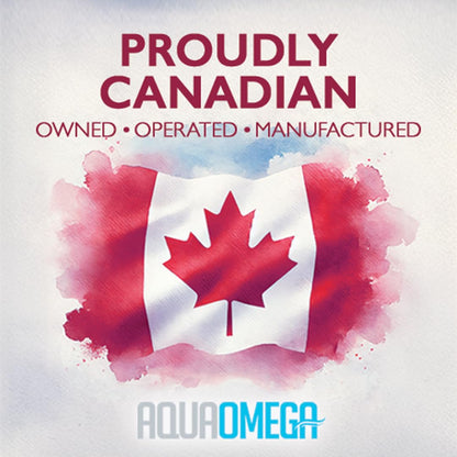 AQUAOMEGA 3X Extra Strength High EPA Fish Oil Omega 3 Supplements, Wild Caught Triple Strength Omega 3 Fish Oil Capsules with EPA, DHA and Vitamin D, Omega3 Supplements Made in Canada,120 Softgels - Available at All In One Marketplace Canada