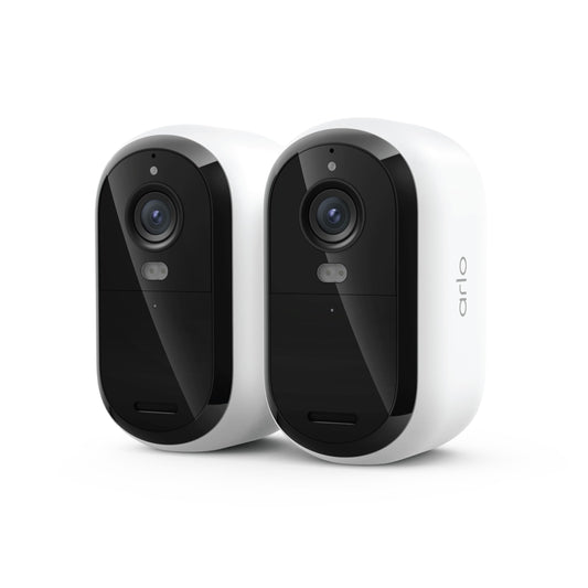 Arlo Essential Security Camera 2K (3rd Gen, 2025 Release) - Wireless Outdoor Camera, Battery Power, Person Recognition, Package Detection, Animated Preview, 1-Month Trial of Secure Plan, 2 Cam, White 🍁 All In One Marketplace Canada