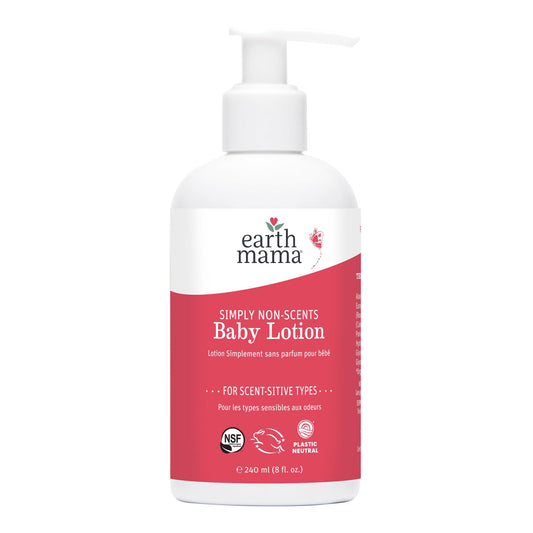 Earth Mama - Simply Non-Scents Baby Lotion for Dry Skin - 240 ml 🍁 All In One Marketplace Canada Earth Mama Angel Baby