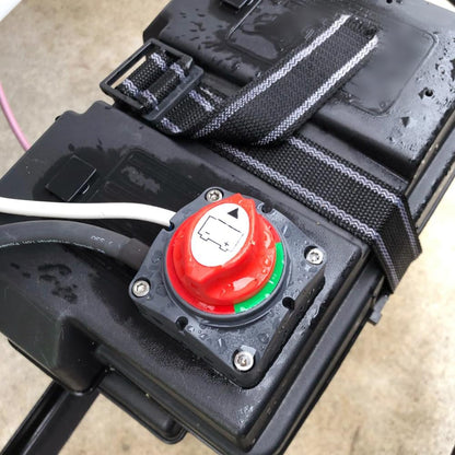 Ampper Battery Disconnect Switch, 12-48 V Battery Power Cut Master Switch Disconnect Isolator for Car, Vehicle, RV and Boat (On/Off)