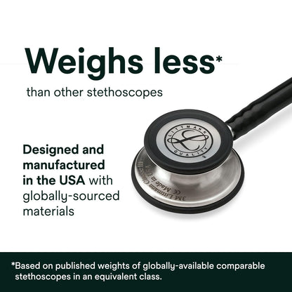 3M Littmann Classic III Monitoring Stethoscope, 5633, More Than 2X as Loud*, Weighs Less**, Stainless Steel Chestpiece, 69 cm (27") Pearl Pink Tube