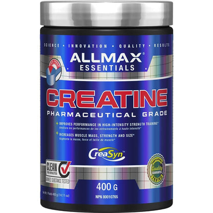 ALLMAX Creatine Monohydrate Powder, Micronized, Unflavored, 400 g