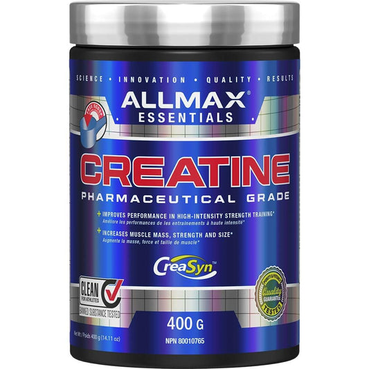 ALLMAX Creatine Monohydrate Powder, Micronized, Unflavored, 400 g 🍁 All In One Marketplace Canada