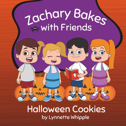 Zachary Bakes with Friends Halloween Cookies
