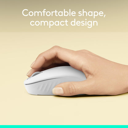Logitech M196 Compact Ambidextrous Bluetooth Wireless Mouse - Off White