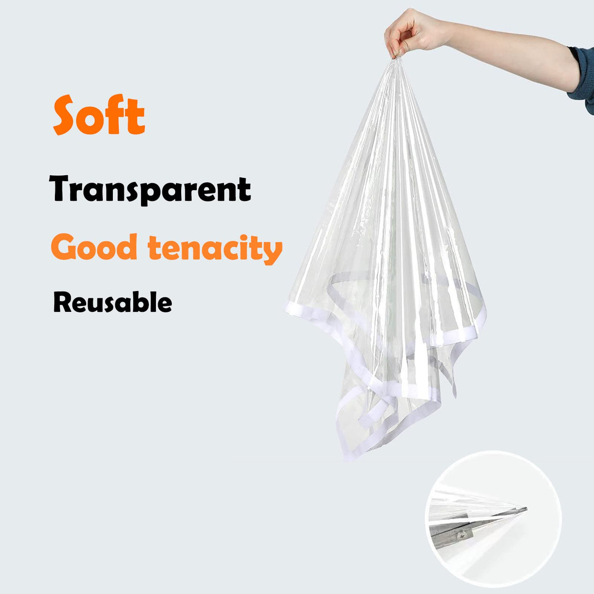 Mellroom Window Insulation Kit 47inX63in(120X160cm) for Winter Keep Cold Out,cuttable Transparent Film 180㎛ Thickness,Easy to Open for Ventilation,held by Adhesive Strips,Reusable Plastic Window wrap 🍁 All In One Marketplace Canada