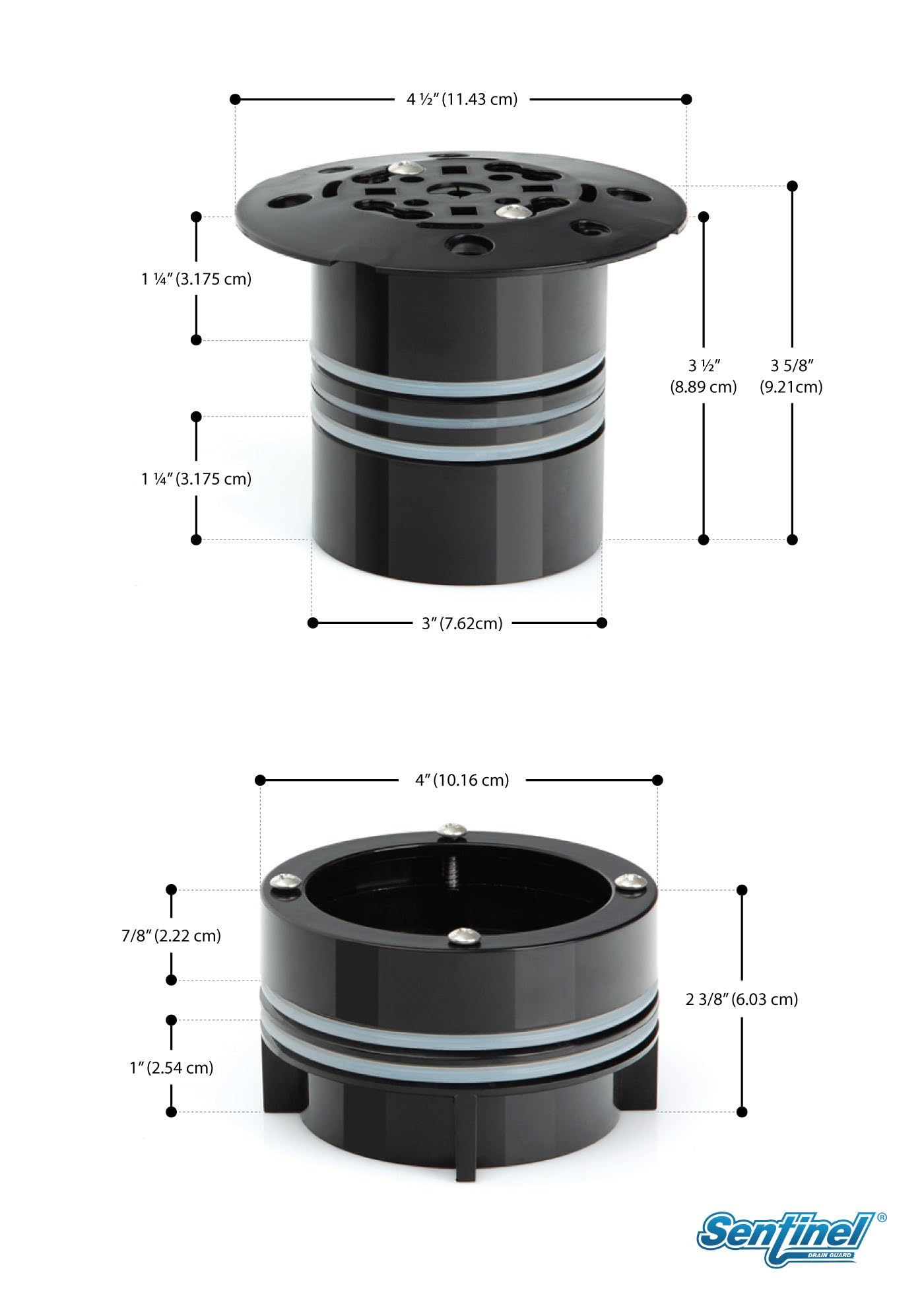 Sentinel Drain Guard Sewer Backflow Preventer for 3" and 4" Drains (Backwater Valve) - CSA Approved 🍁 All In One Marketplace Canada