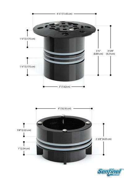 Sentinel Drain Guard Sewer Backflow Preventer for 3" and 4" Drains (Backwater Valve) - CSA Approved 🍁 All In One Marketplace Canada