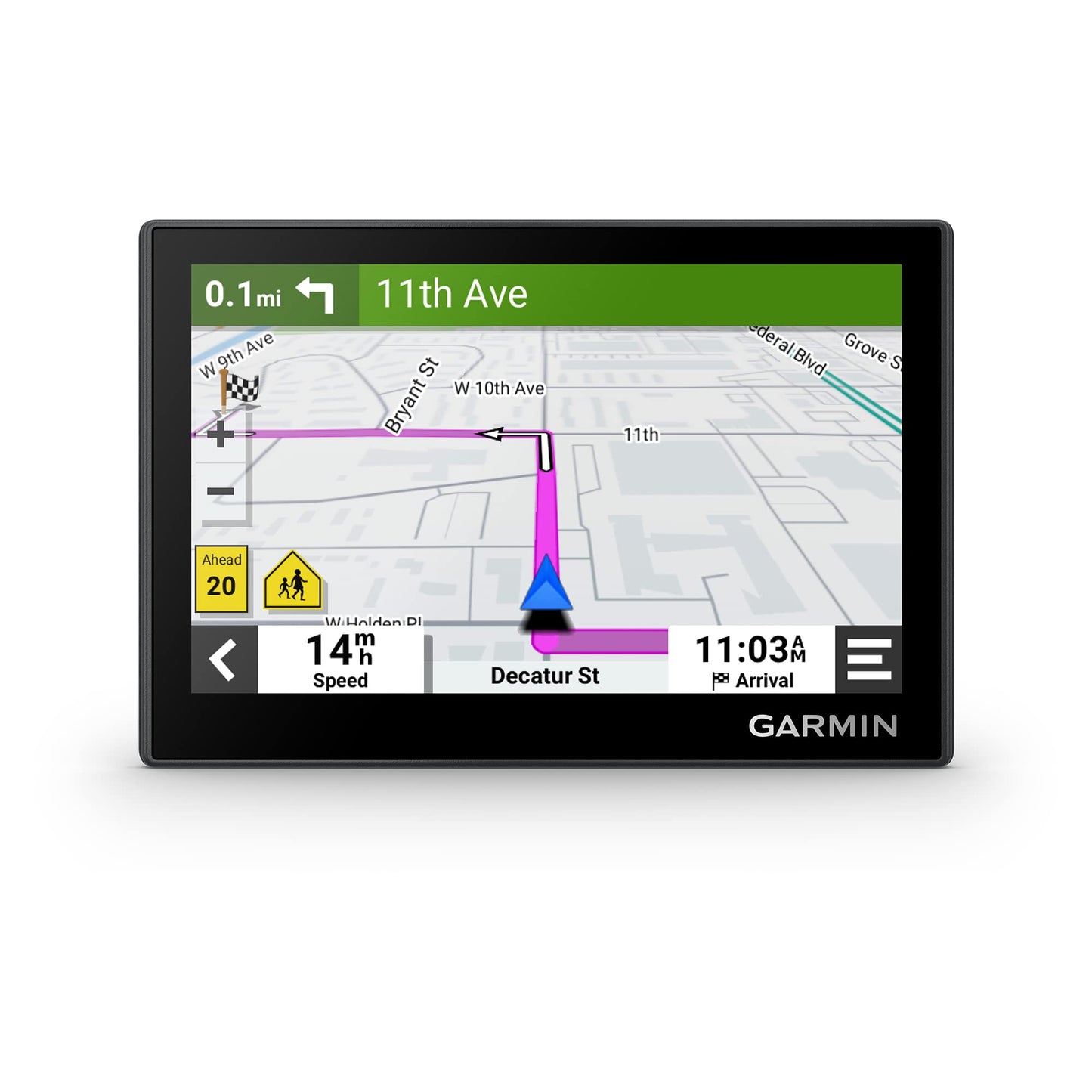 Garmin Drive™ 53 GPS Navigator, High-Resolution Touchscreen, Simple On-Screen Menus and Easy-to-See Maps, Driver Alerts Garmin