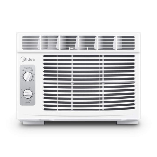 Midea 5,000 BTU EasyCool Window Air Conditioner and Fan - Cool up to 150 Sq. Ft. with Easy to Use Mechanical Control and Reusable Filter, Window Type MAW