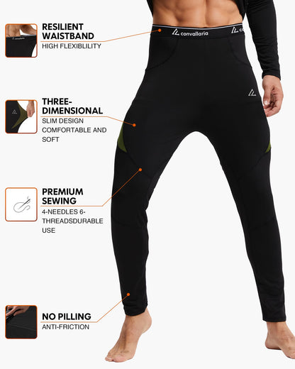 CL convallaria Thermal Underwear for Men Long Johns Set Base Layer Cold M 🍁 All In One Marketplace Canada