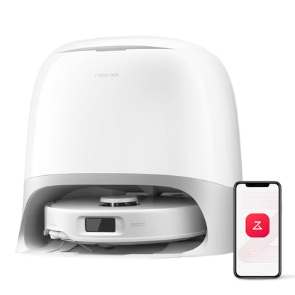 roborock Qrevo Curv S5X Robot Vacuum and Mop, 18,500Pa Suction, Zero-Tangling Design, FlexiArm Side Brush & Mop, Smart Obstacle Avoidance, Self-Washing & Drying, Self-Emptying, Perfect for Carpet - Available at All In One Marketplace Canada
