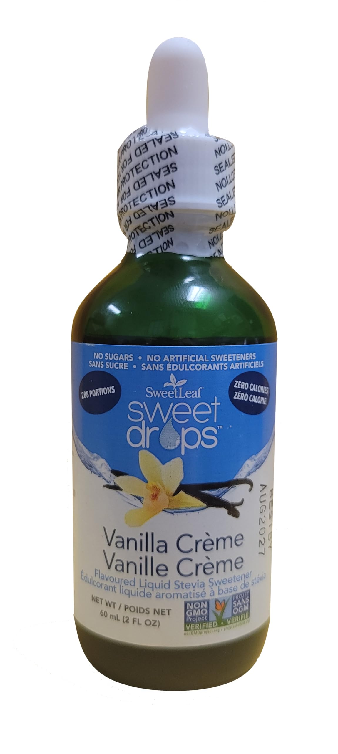 SweetLeaf Sweet Drops, Vanilla Creme, 60mL (Pack of 1) SweetLeaf