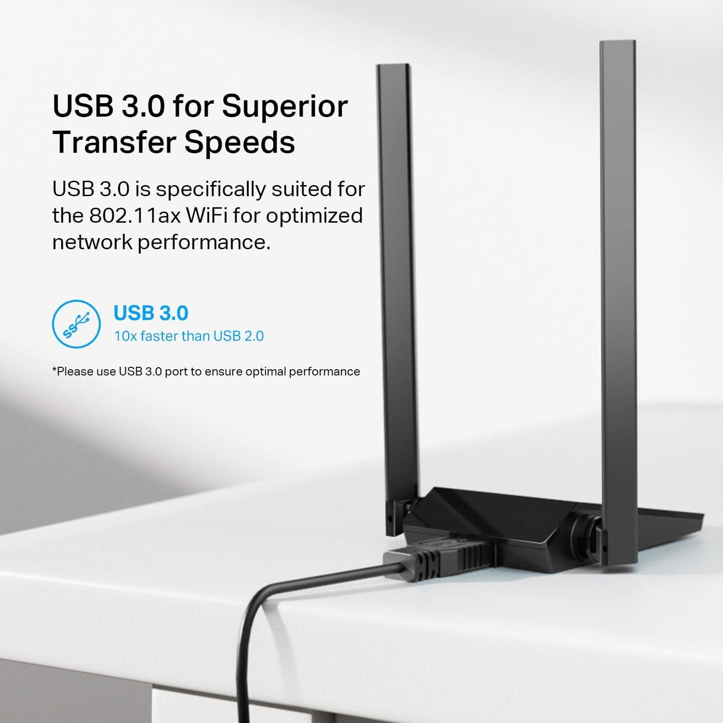 TP-Link AX1800 WiFi 6 USB Adapter for Desktop PC (Archer TX20U Plus) - Wireless Network Adapter with 2.4GHz, 5GHz, High Gain Dual Band 5dBi Antenna, WPA3, Supports Windows 11/10 🍁 All In One Marketplace Canada