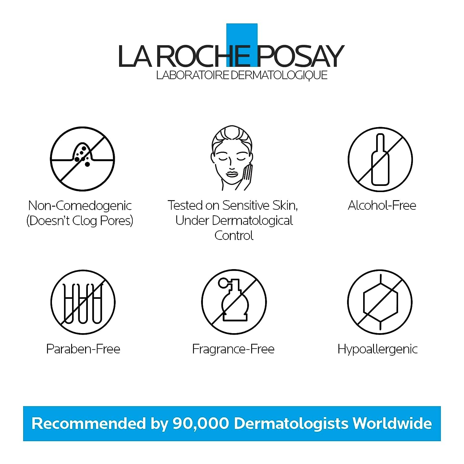 La Roche-Posay Face Moisturizer with SPF 30 for Sensitive Skin, Toleriane Sensitive UV Facial Lotion, Hydrating & Soothing Moisturizer with Thermal Water, Recommended by Dermatologists, 40 ml.