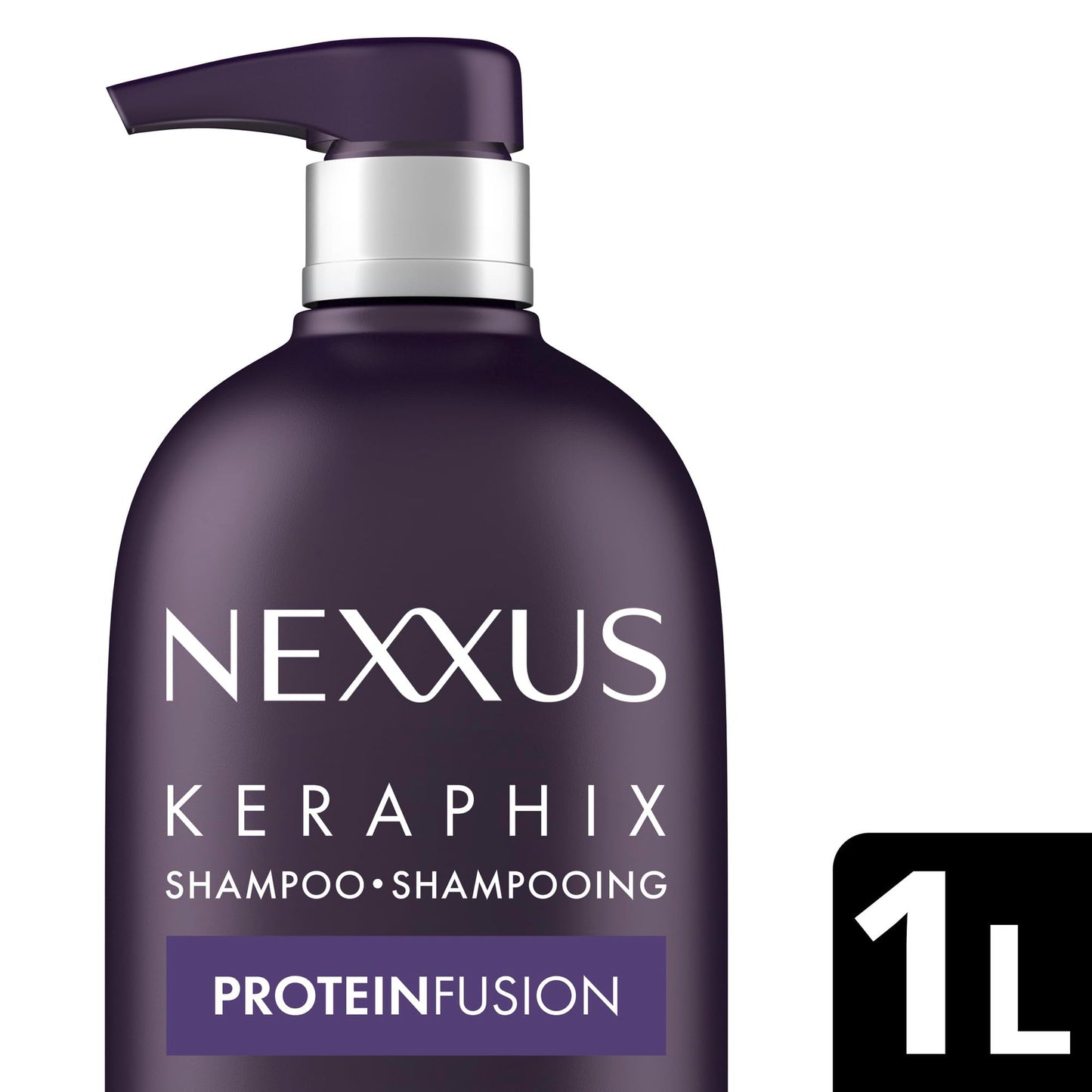 Nexxus Keraphix Damage Healing Shampoo with ProteinFusion Pump, 1L Nexxus