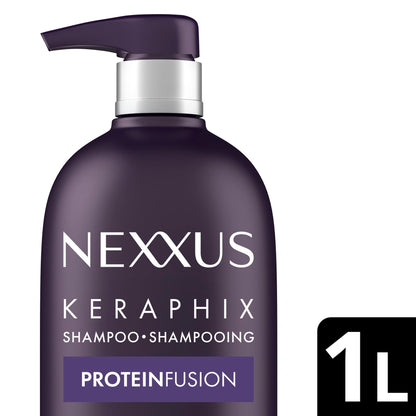 Nexxus Keraphix Damage Healing Shampoo with ProteinFusion Pump, 1L Nexxus