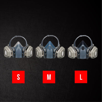 3M Pro Half Facepiece Reusable Respirator All-in-One Kit, Paint Protection - Advanced Comfort, M (1 Mask, 1-pair Cartridges, 2-pair Filters and 1-pair Retainers) 3M