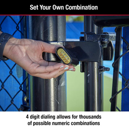 Master Lock Black Combination Padlock, Set Your Own Combo Lock, Weather Resistant Indoor and Outdoor Padlocks with Code for Gym Locker, Gate, Shed, 2 Pack, 178EC2 Master Lock