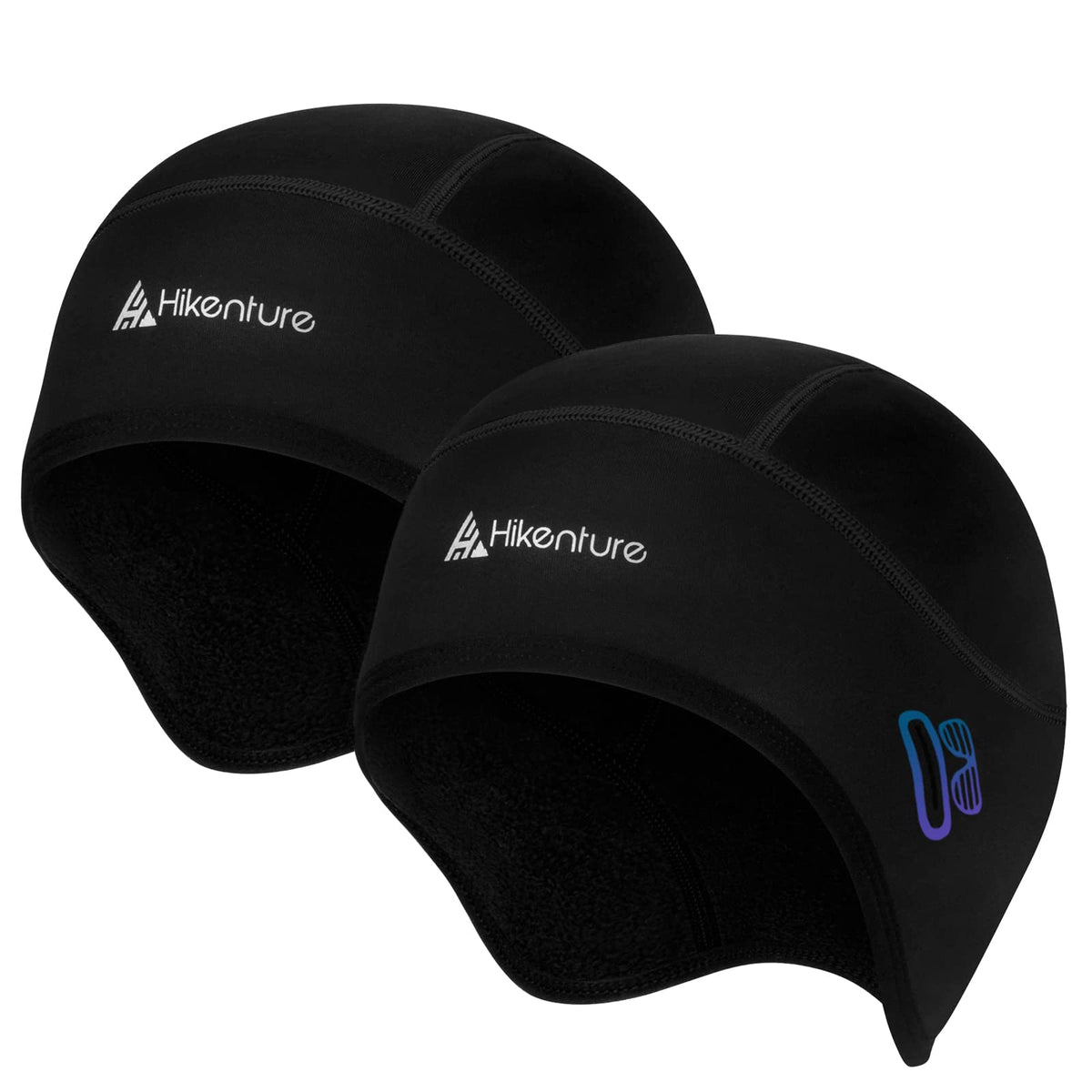HIKENTURE Winter Skull Cap, Thermal Helmet Liner for Men Women, Black 2PCS 🍁 All In One Marketplace Canada