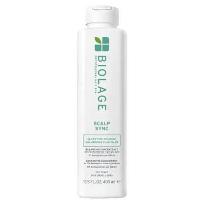 Biolage Clarifying Shampoo, Scalp Sync, Removes Residue, Buildup and Excess Oil, For Oily Hair & Scalp, Gently Exfoliates With Glycolic Acid, Paraben and Silicone Free, Vegan, Cruelty Free - Available at All In One Marketplace Canada