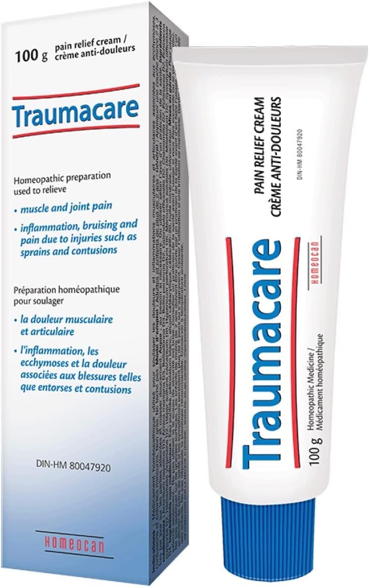 Homeocan Homeopathic Arnica Cream, Bruise Cream, Non Greasy, 100g Traumacare