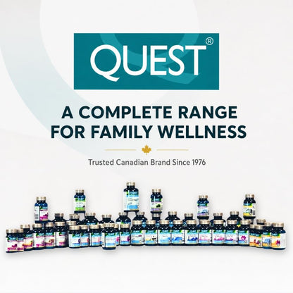 Quest Vitamins Her Daily One for Teen Girls Ages 9–18 – Once-Daily Multivitamin & Mineral Supplement for Skin, Bone & Immune Support – 90 Capsules (3-Month Supply)