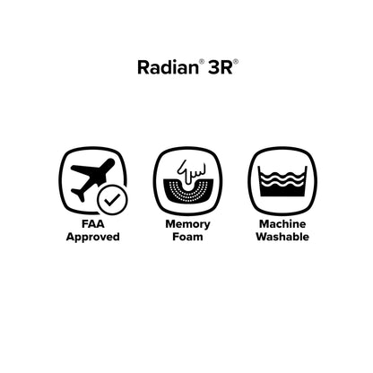 Diono Radian 3R, 3-in-1 Convertible Car Seat, Rear & Forward Facing, 10 Years 1 Car Seat, Slim Design Fits 3 Across, Jet Black 🍁 All In One Marketplace Canada