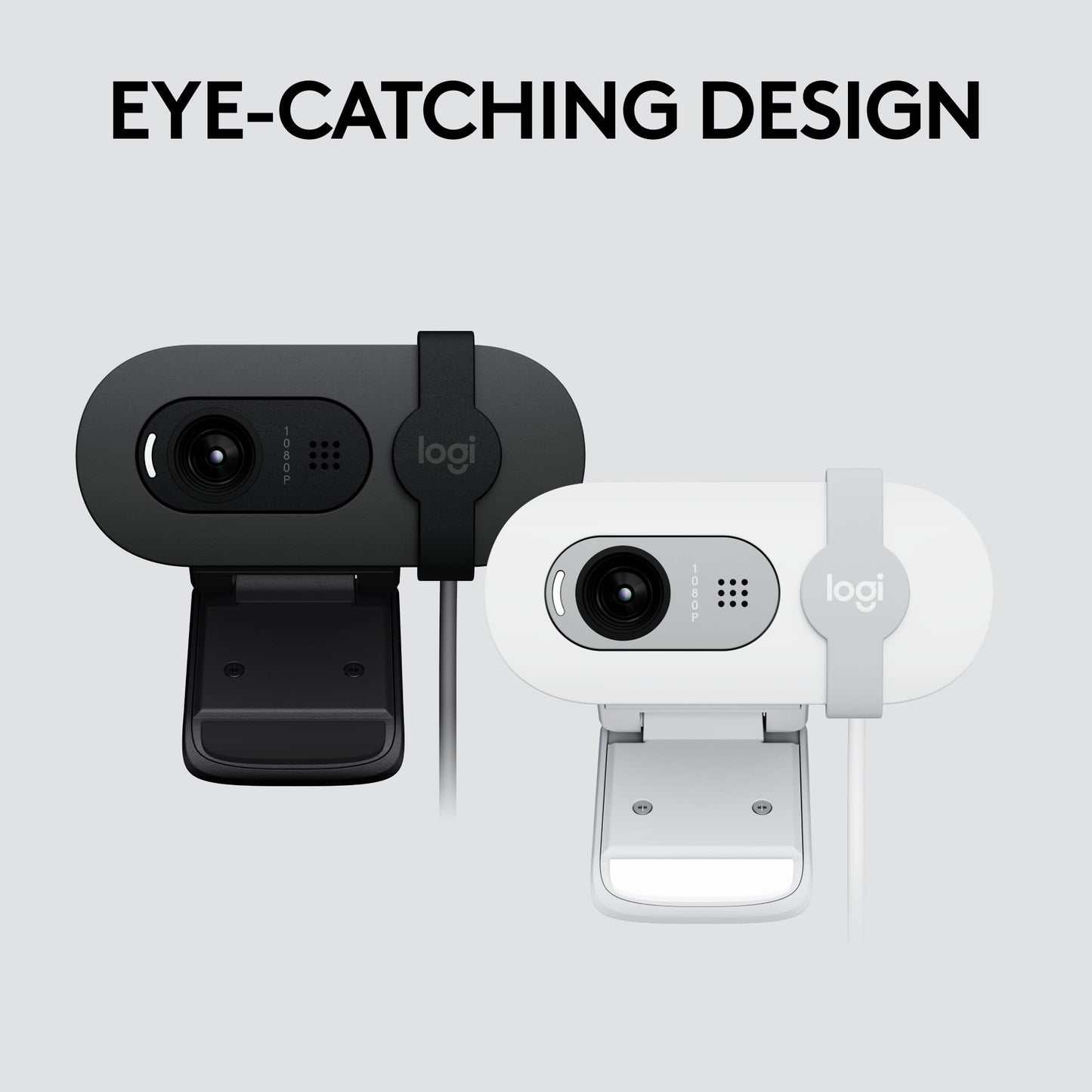 Logitech Brio 101 Full HD 1080p Webcam for Meetings, Streaming, Desktop, Laptop, PC - Built-in Mic, Shutter, Works with Zoom, Microsoft Teams, Nintendo Switch 2’s New GameChat Mode, USB-A,-Black - Available at All In One Marketplace Canada