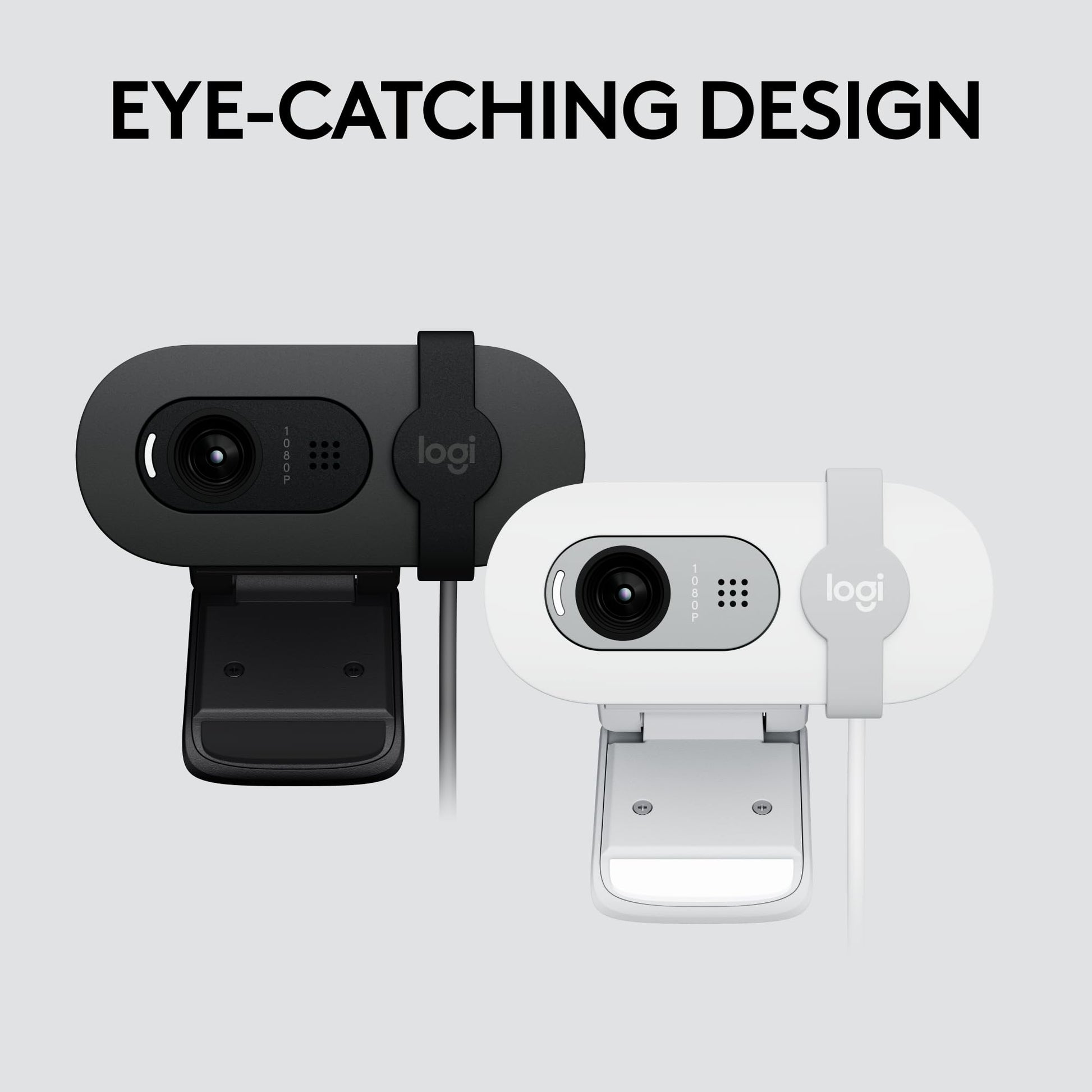 Logitech Brio 101 Full HD 1080p Webcam for Meetings, Streaming, Desktop, Laptop, PC - Built-in Mic, Shutter, Works with Zoom, Microsoft Teams, Nintendo Switch 2’s New GameChat Mode, USB-A,-Black - Available at All In One Marketplace Canada
