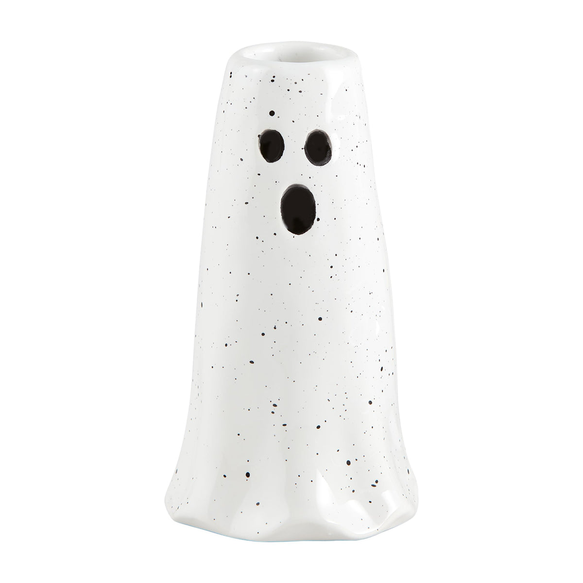 Vase fantôme Mud Pie, vase à fleurs d'Halloween moyen pour décoration d'automne