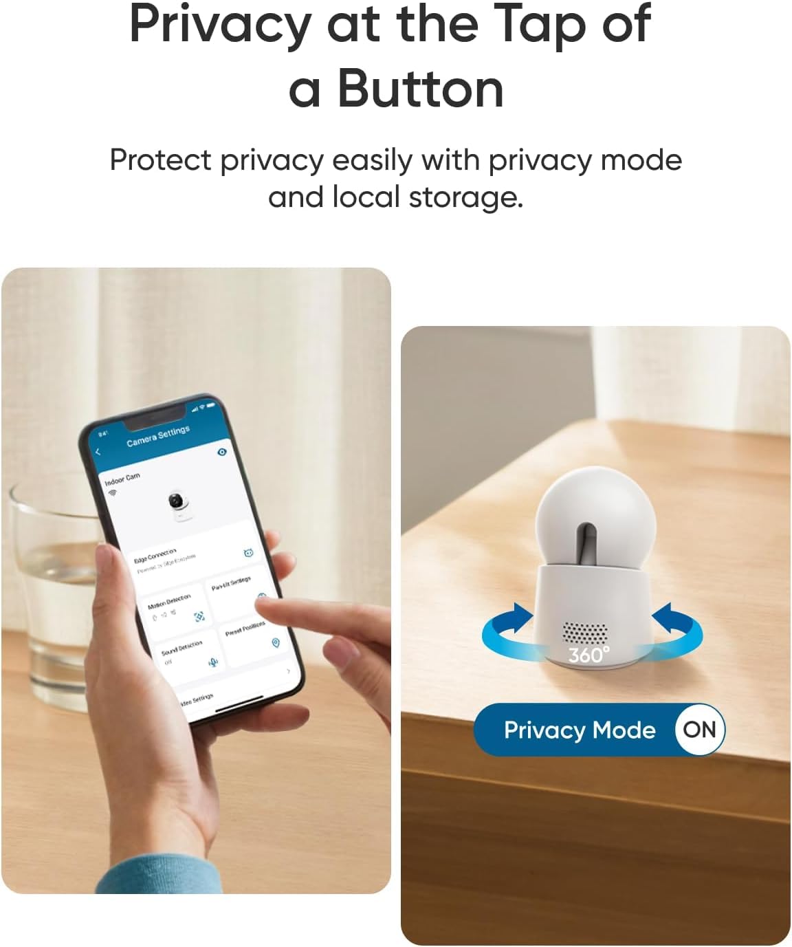 eufy Indoor Cam E30, Latest Generation, 4K UHD Security Camera, 360 Pan-Tilt, Color Night Vision, Al Detection for Human/Pet/Audio/Crying, Human/Pet Auto Tracking, Works with Homekit