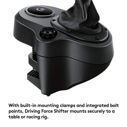 Logitech G Driving Force Shifter – Compatible with G29, G920 & G923 Racing Wheels for-PlayStation-5-Playstation-4-Xbox-Series X|S-Xbox-One, and-PC