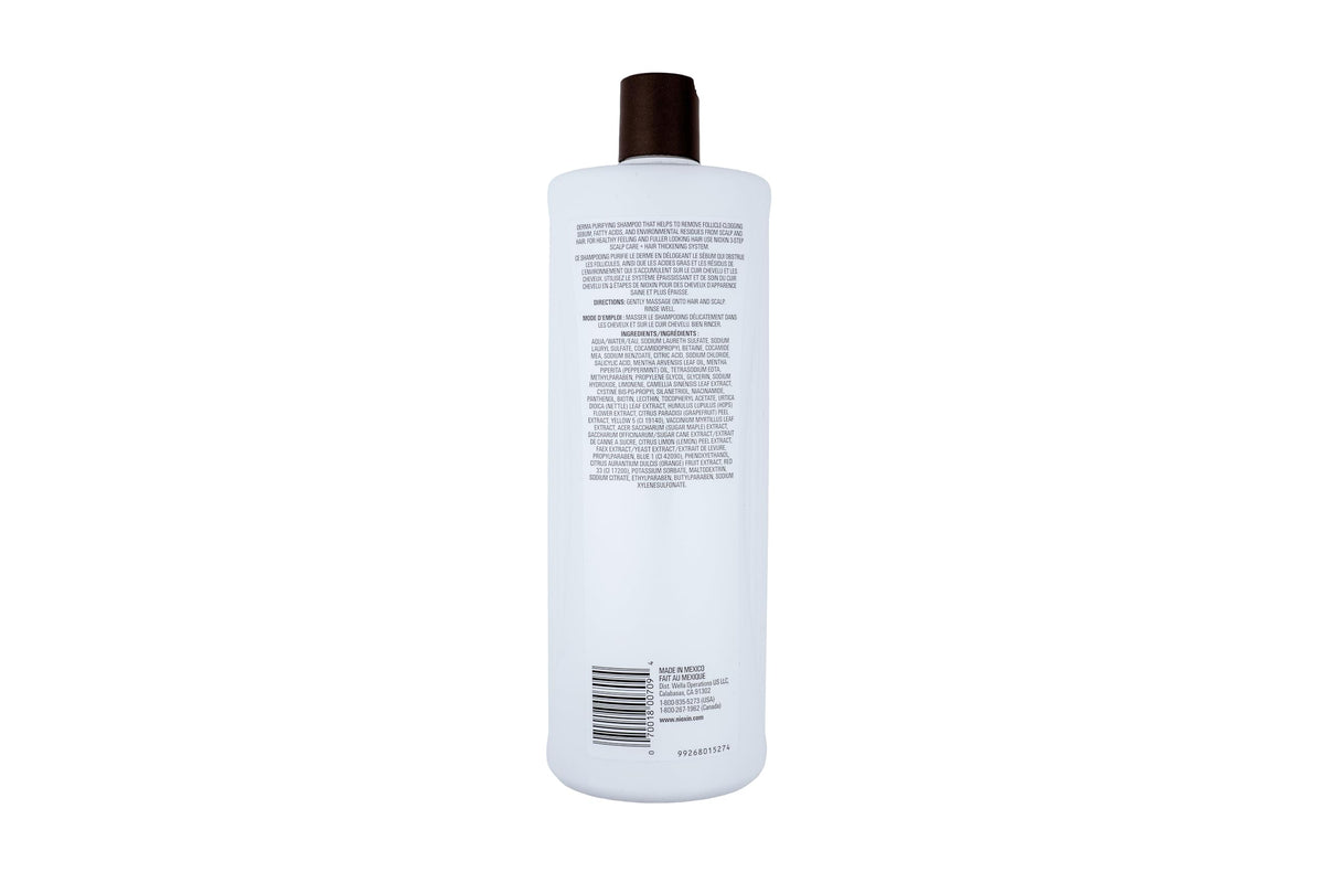 Nioxin System 3 | Scalp & Hair Shampoo | Coloured, Dry, & Damaged Hair