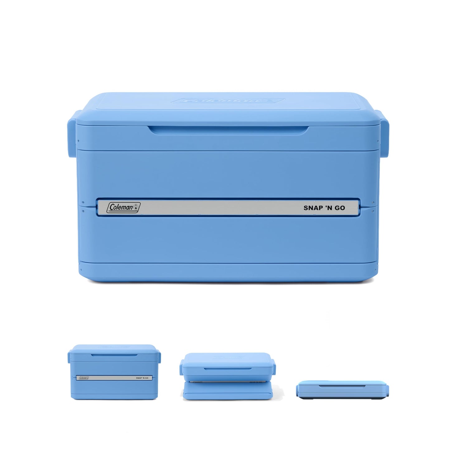 Coleman Snap 'N Go 45-Quart Collapsible Hard Cooler, Keeps Ice Cold up to 55 Hours, 76-Can Capacity, Spacing-Saving & Quick to Set Up, Collapses to 1/3 of Open Size, Holds up to 200 Pounds - Available at All In One Marketplace Canada