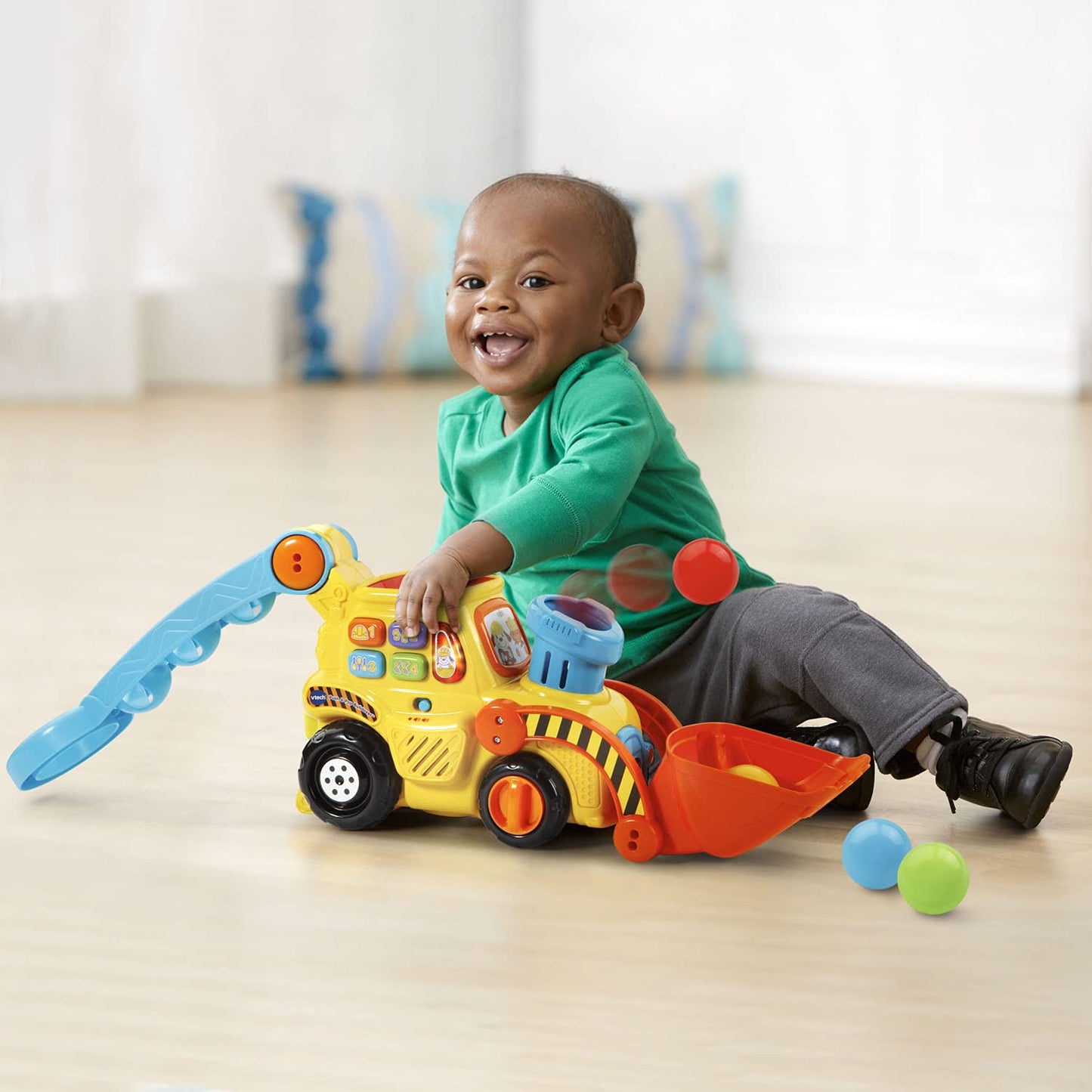 VTech Pop-a-Balls Push & Pop Bulldozer - English Version 🍁 All In One Marketplace Canada