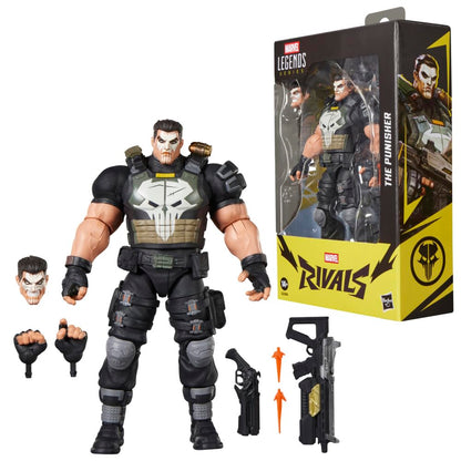 Marvel Legends Series Marvel Rivals The Punisher, Video Game-Inspired Collectible 6-Inch Action Figure