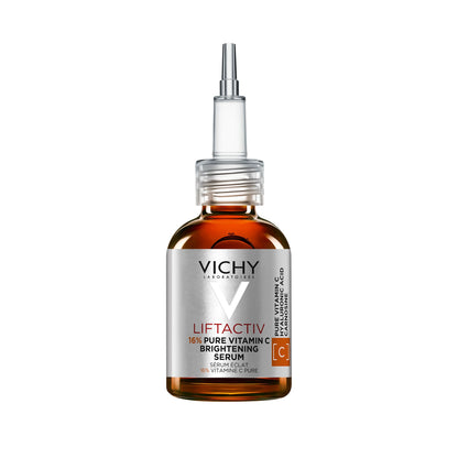 Vichy Vitamin C Serum for Face with Hyaluronic Acid & Glycerin. LiftActiv 16% Pure Vitamin C Serum for Brighter, Firmer & More Even-Toned Skin. Recognized by the Canadian Dermatology Association, 20ML - Available at All In One Marketplace Canada