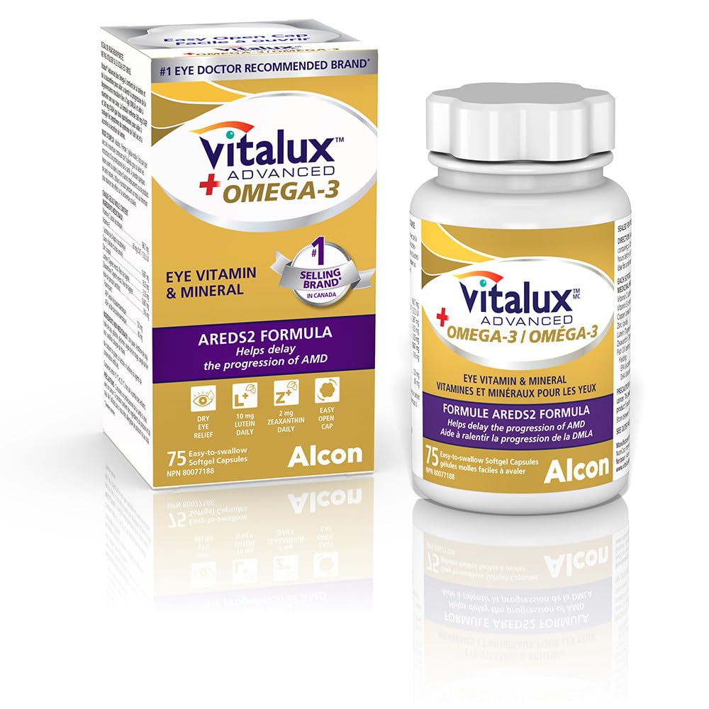 VITALUX® Advanced Plus Omega-3, 75 Capsules Vitalux