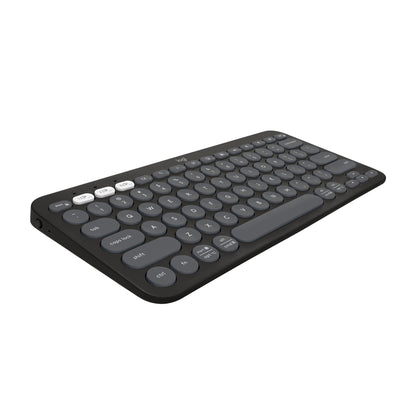 Logitech Pebble Keys 2 K380s Wireless Bluetooth Keyboard - Tonal Graphite