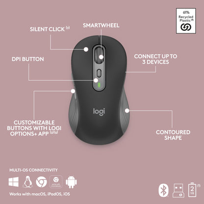 Logitech MK955 Signature Slim Wireless Keyboard and Mouse Combo