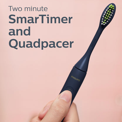 PHILIPS One By Sonicare Battery Toothbrush, Midnight, Hy1100/04, 1 Count 🍁 All In One Marketplace Canada
