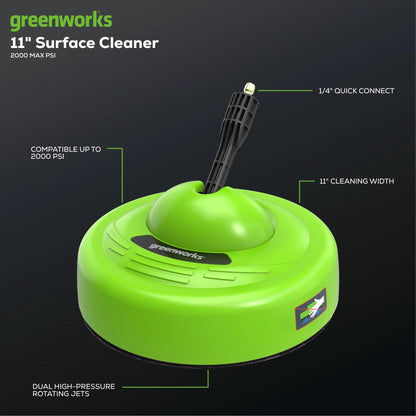 Greenworks 30012 Surface Cleaner, Original Version, 11-inch