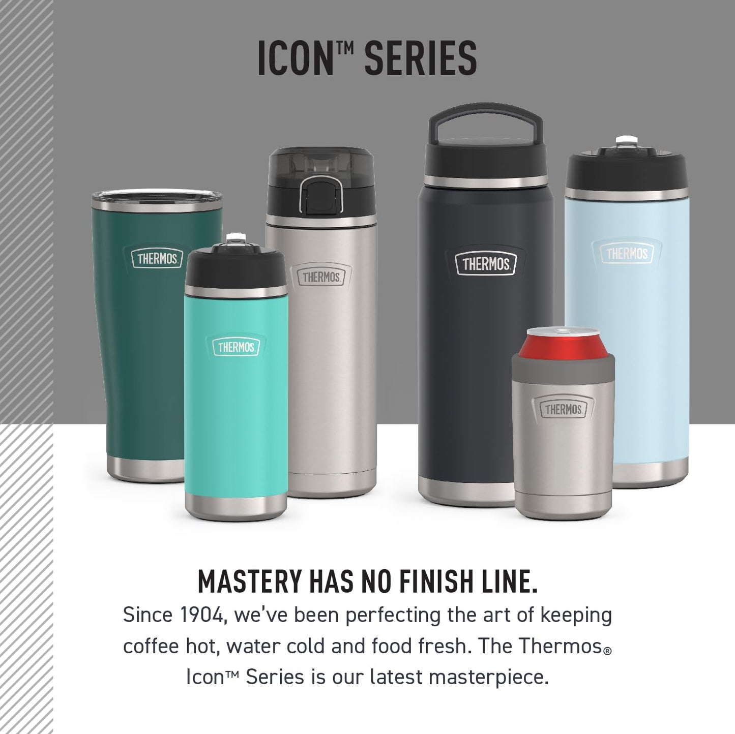 THERMOS ICON Series 16oz Stainless Steel Mug, Saddle Thermos
