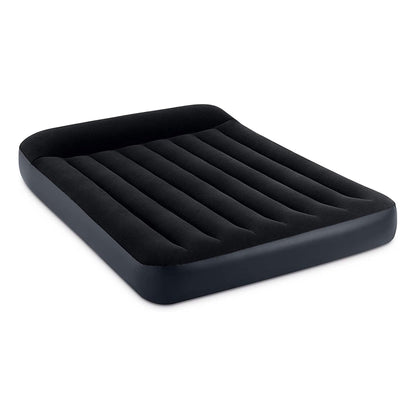 INTEX 64147ED Dura-Beam Standard Pillow Rest Air Mattress: Fiber-Tech – Full Size – Built-in Electric Pump – 10in Bed Height – 600lb Weight Capacity 🍁 All In One Marketplace Canada