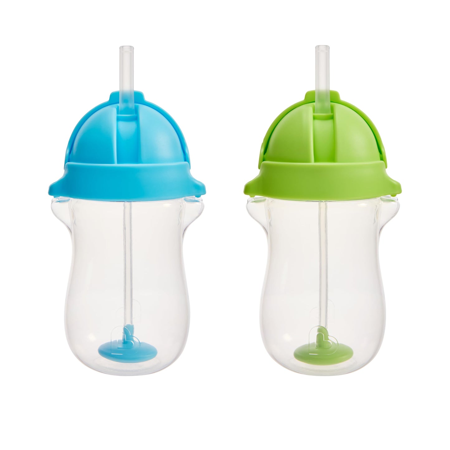Munchkin Any Angle Weighted Straw Blue and Green Cup, 2 Count Munchkin
