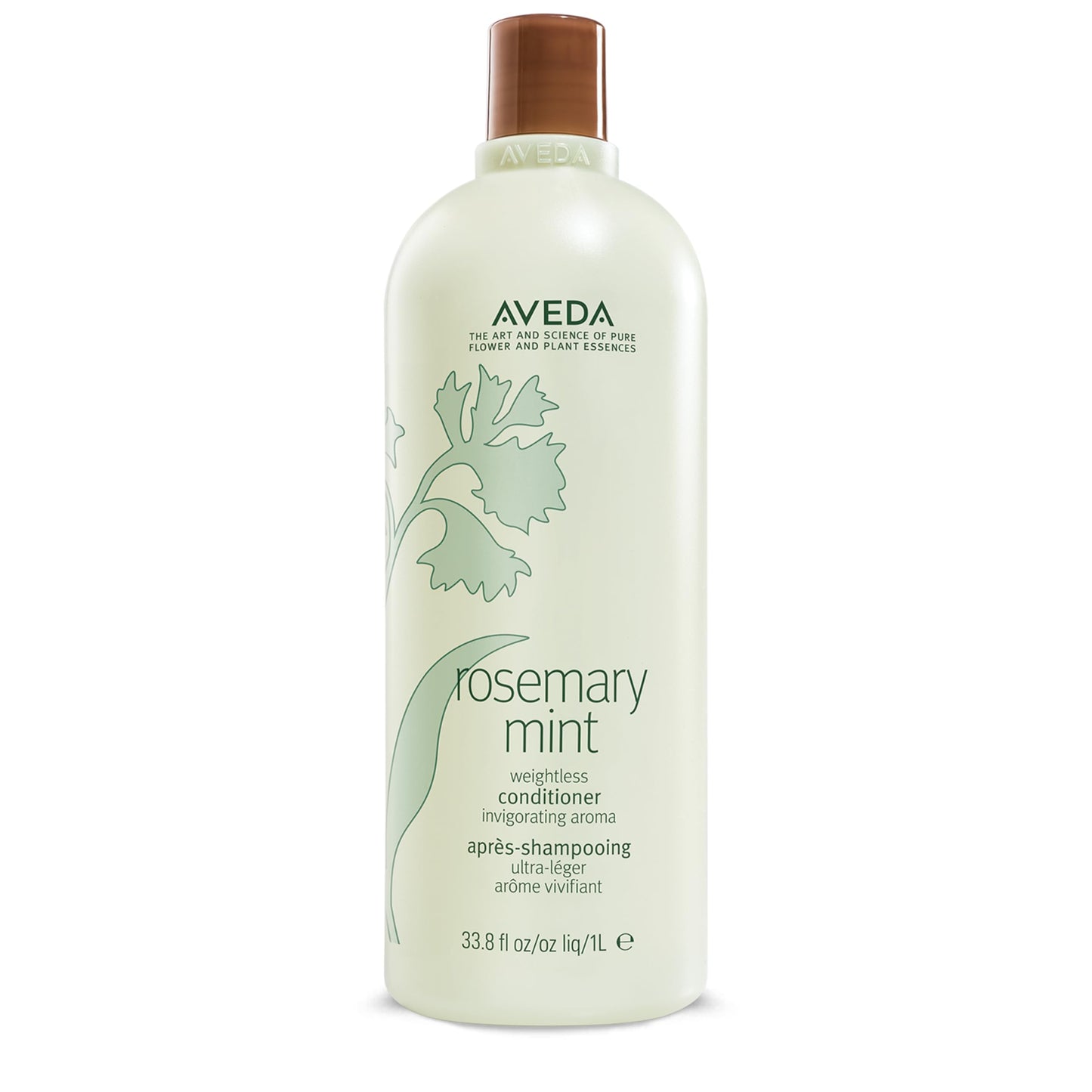 Aveda Rosemary Mint Weightless Conditioner | Lightweight Daily Conditioner | Adds Body & Shine| for Normal to Oily Hair, Fine to Medium Hair Types | Colour Safe | 97% Naturally Derived*, 1000ml Aveda